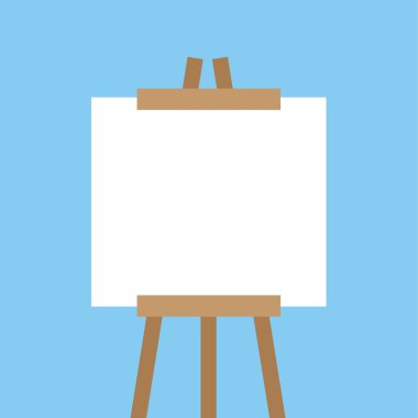 Canvas Easel Empty