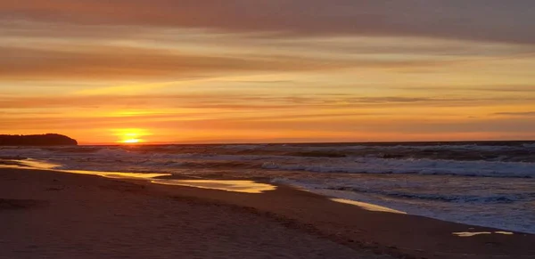 Hermoso Amanecer Playa — Foto de Stock