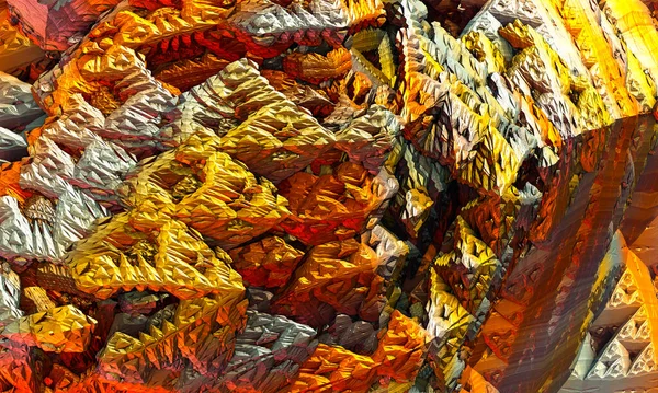 Rocks texture from multi-colored metal. Metal patern
