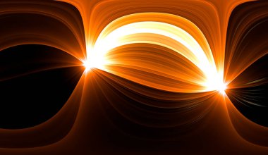 Matematik serisi görselleştiriliyor. Fraktal Evren 'in Altın Çizgileri. Bilimsel, eğitim ve teknolojik altyapılar için sanal topolojinin karmaşık sunumu. 3B Hazırlama.