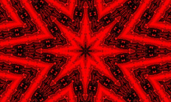 Kaleidoscoop Achtergrond Abstracte Fractal Vormen Prachtige Satanische Caleidoscoop Textuur Fantasie — Stockfoto