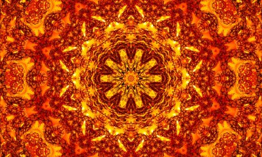 Diwali Mandalas deseni. Meditasyon, yoga, rahatlama, müzik videoları, trans performansı, geleneksel Hindu ve Budist etkinlikleri için şablon