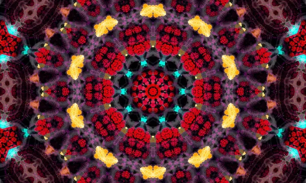 Abstract Kaleidoscope Background Beautiful Kaleidoscope Seamless Pattern Colorful Mosaic Texture — Stock Photo, Image