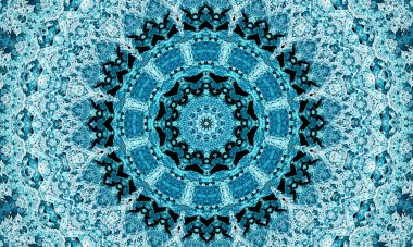 Süslü, yuvarlak dantel, paketleme, yapıştırma kitabı, hediye paketi, kitaplar, kitapçıklar, albümler için Kaledoskop deseni.