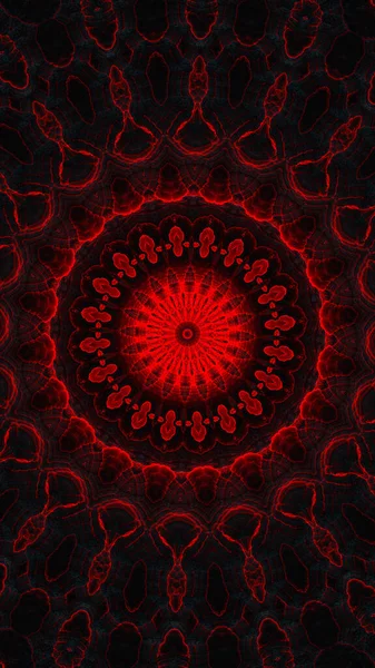 Ciemnoczerwony Szarym Kalejdoskopie Klasyczne Czerwone Malowane Czarno Drewniane Żaluzje Sześciokątne — Zdjęcie stockowe