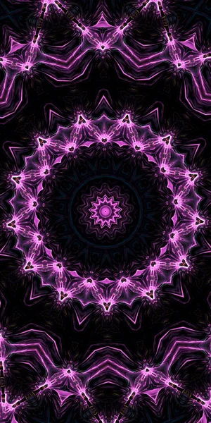 Zesde Zintuig Helderziende Medium Caleidoscoop Kaleidoscopische Vormen Trance Meditatie Concept — Stockfoto