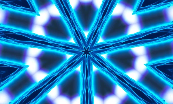 Kolorowe Tło Kalejdoskopowe Piękna Symetria Geometryczna Czakra Tęcza — Zdjęcie stockowe