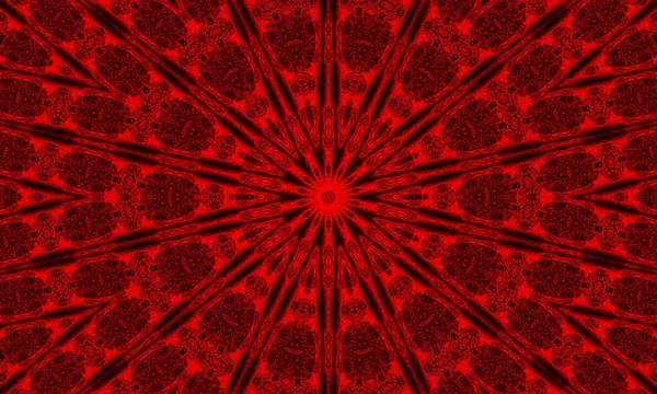 Fundal Kaleidoscop Forme Fractale Abstracte Frumoasă Textură Caleidoscopică Satanică Fantezie — Fotografie, imagine de stoc
