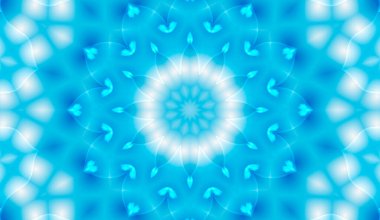 Açık mavi teknoloji arka planı yüksek teknolojili dijital veri bağlantı sistemi ve bilgisayar elektronik desing. Tekno kaleydoskop