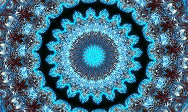 Geometrik Tayland deseni karışık sanat, polinezya sanatı, mandala sanatı. Altıgen, üçgen ve altı köşeli yıldızlar şeklinde. Koleksiyon defteri, hediye paketi, kitaplar, kitapçıklar, albümler için kaledoskop deseni