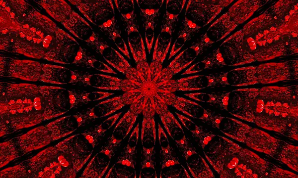 Kırmızı Parıldayan Çiçek Desenli Bir Arkaplan — Stok fotoğraf