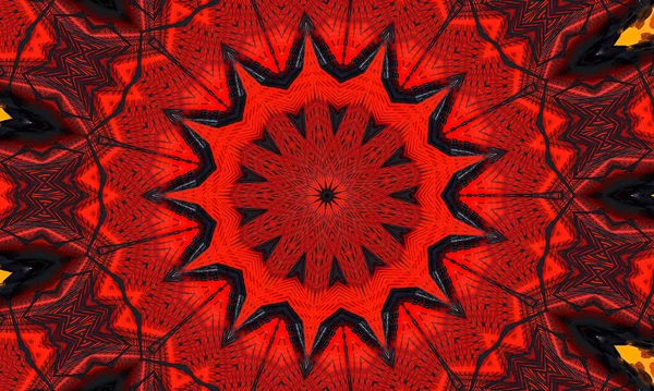 Ψηφιακή Απεικόνιση Ενός Ζωδίου Βρικόλακα Καλειδοσκόπιο Blody — Φωτογραφία Αρχείου