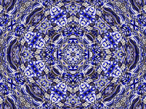 flower gzhel deco round mandala design decorative elements indigo, blue line and white area for coloring. shadow around of mandala and color background. arab, islam, indian, chinese yoga illustration.