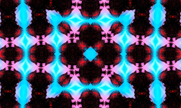 Skvělá Tapeta White Repeat Batik Černá Geometrická Barva Mystický Psychedelický — Stock fotografie