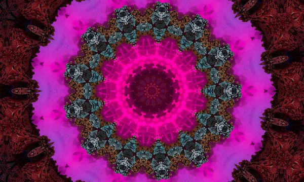 Purple Kaleidoscope in the form of an eye, abstract design that is surreal, strong, intense, dynamic and powerful, for banners, posters, flyers, wallpaper, invitations, backgrounds, websites