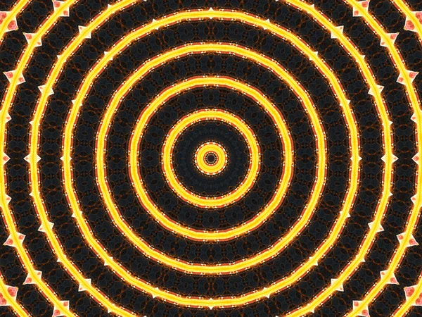 Trippy Forma Caleidoscópio Espiral Muito Perfeito Para Batik Padrão Boêmio — Fotografia de Stock