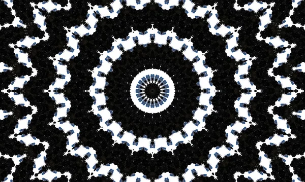 Dark Horizontally Seamless Design Ornate Tile Background Ethnic Ornament Print — Stock Photo, Image