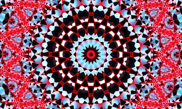 Eye Catching Kaleidoskop Abstraktní Design Který Surrealistický Silný Intenzivní Dynamický — Stock fotografie