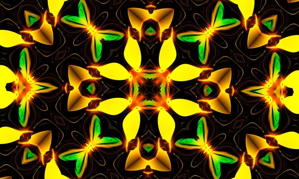 Сяючий Жовтий Хрест Єзуїтський Церковний Символ Християнства Жовтий Ікон Лого — стокове фото