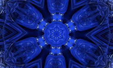 Mavi desenli arka planda neon şeklinde. Gradyan renk arkaplan tasarımı. Fütürist tasarım posterleri. Neon parlayan tekno çizgiler, mavi ileri teknoloji soyut arkaplan şablonu.