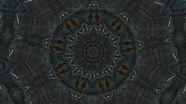 Groonge kaleydoskop koyu kahverengimsi gri ve yumuşak mavi