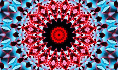 Göz alıcı kaleydoskop, gerçeküstü, güçlü, dinamik ve güçlü soyut tasarım afişler, afişler, posterler, duvar kağıtları, davetiyeler, arka plan reklam dergileri için