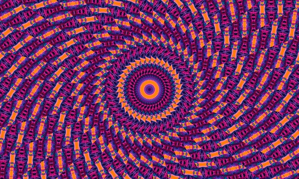 분홍색 파란색 주황색을 역으로 스크랩북을 기하학적 형태의 패턴입니다 모자이크 측정학적 — 스톡 사진