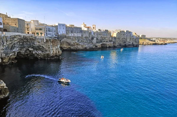 Polignano al mare Costa d'Italia Fotografia Stock