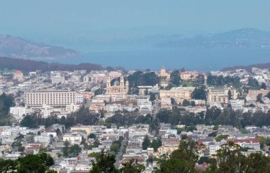 San Francisco ve Bay 'in manzarası