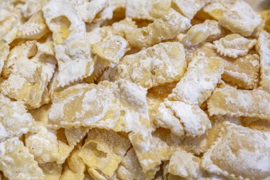 Tipik Ligurian tatlısı Bugie