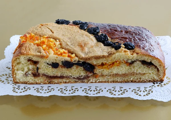 Süße Brötchen mit Mandeln — Stockfoto