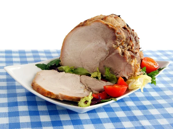 Jamón de carne de cerdo como alimento saludable —  Fotos de Stock