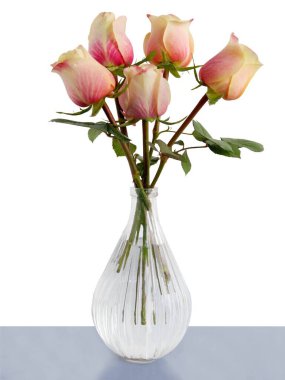 # Güzel pembe güller demet içinde #