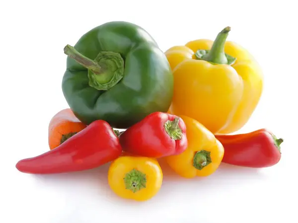 Multicolor Various Fruits Pepper Vegetable — Stock Photo, Image