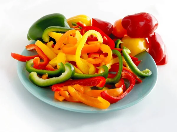 Multicolor Various Fruits Pepper Vegetable — Stock Photo, Image