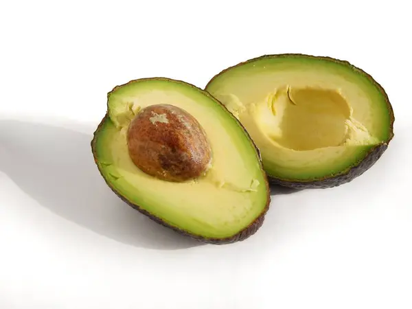 Valores Frutos Avocado Cut Com Semente — Fotografia de Stock