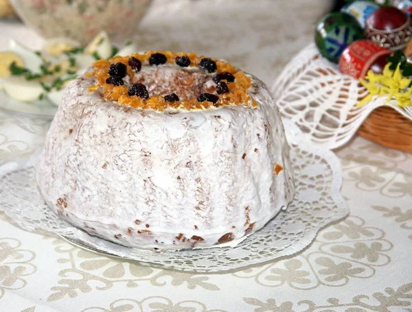 Pão Doce Caseiro Gelado Tradicional — Fotografia de Stock