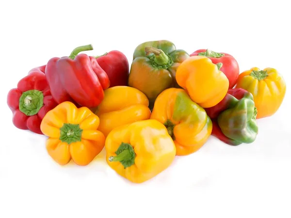 甜椒蔬菜的多色水果 — 图库照片