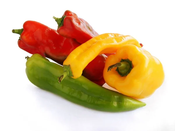 Multicolor Tasty Peppers Wholesome Vegetarian Food — Stock Photo, Image