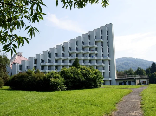 Edificio moderno de sanatorio en Ustron resort —  Fotos de Stock