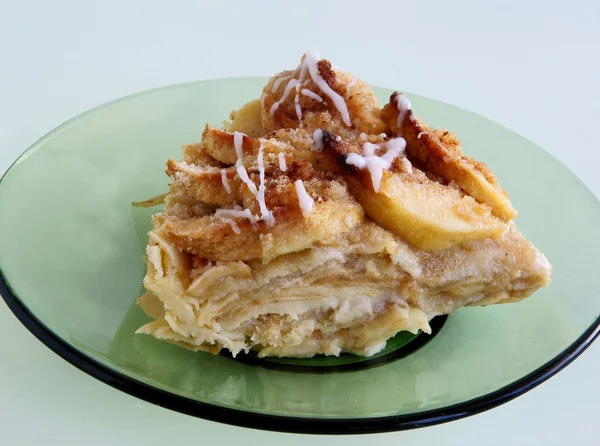 Яблучний пиріг як десерт — стокове фото