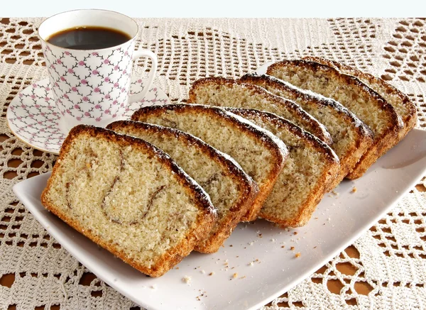 Torta biscotto con cannella — Foto Stock