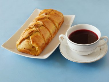 hamur ve kırmızı pancar çorbası yemek veya öğle yemeği için et yaka