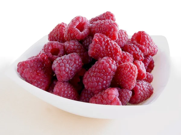 Red,sweet raspberries — Stock Photo, Image
