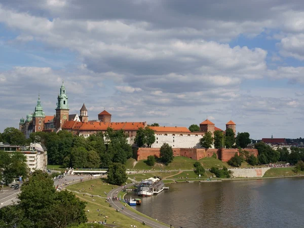 Королевский замок Вавель в Кракове — стоковое фото