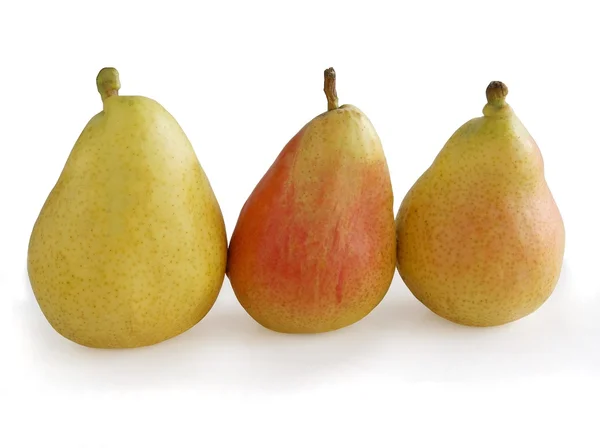 Red and yellow sweet pears — Stock Photo, Image