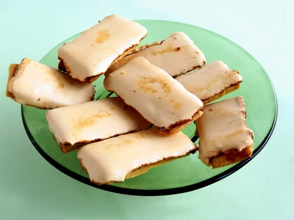 Iced cookies as tasty dessert — Stock Photo, Image