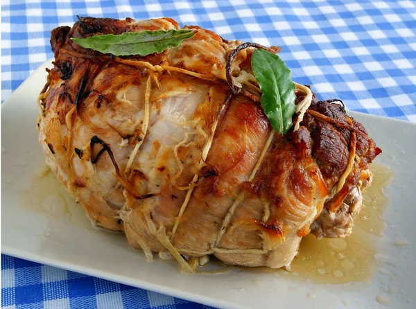 Jambon de porc rôti maison — Photo