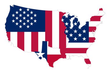 Jericho dizisine göre ABD haritası (2006-2008)