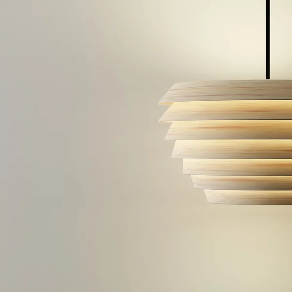 Lampa av inredda design och vägg bakgrund — Stockfoto